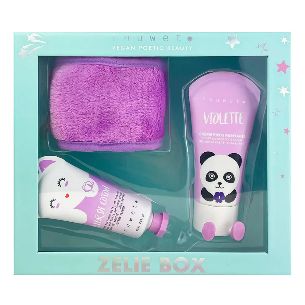 Coffret cadeau crème de mains, crème de pieds et bandeau - Zélie