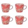 Coffret de 4 tasses en grès rouge 36cl - Ava