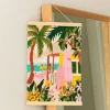 Coffret diamond painting sur toile surfboards 30x40cm