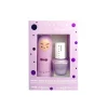 Coffret duo baume à lèvres parfum guimauve et vernis à l'eau violet