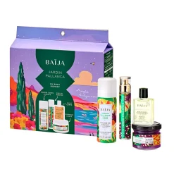 Coffret mousse de douche, gommage, huile de corps et eau de parfum Cassis - Jardin Pallanca