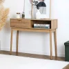 Console en bois 1 tiroir 1 niche - Tiphaine