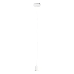 Cordon électrique pour suspension en tissu blanc E27 1M