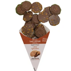 Cornet de chocolats au lait spéculoos 130g