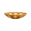 Coupe en grès moutarde moucheté d23cm - Organic