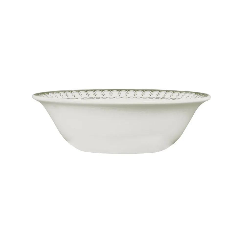 Coupelle en faïence vert d16cm - Faustine