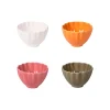 Coupelles x4 en grès multicolore d11cm - Agra