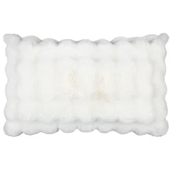 Coussin en tissu écru 80x50cm - Nebraska