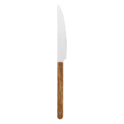Couteau en inox effet bois - Charnay