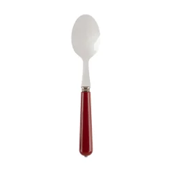 Cuillere lucie rouge en inox