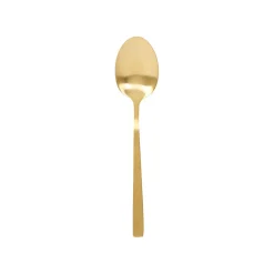 Cuillère à café doré mat en inox - ablis