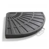 Dalle de parasol à lester noir 14kg