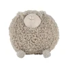 Deco mouton shaggy gris h20cm