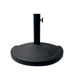 Demi de pied de parasol noir d46cm - Mado
