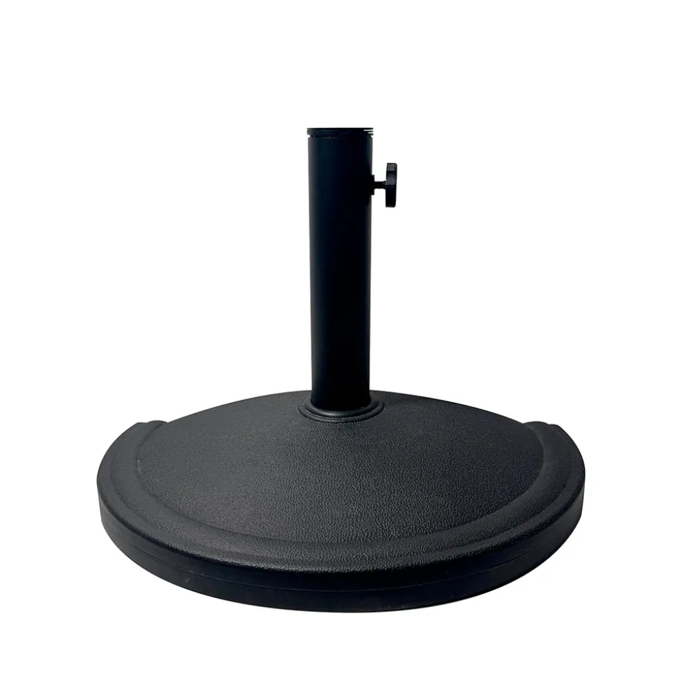 Demi de pied de parasol noir d46cm - Mado