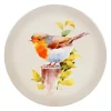 Dessous de plat rouge-gorge en céramique d20cm