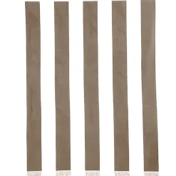 Drap de plage en coton rayé lin et blanc 90x170cm - Porto
