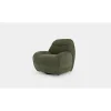 Fauteuil Korgan - Tissu Texturé - Crown Vert