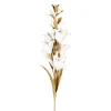 Fleur artificielle kaki et blanc h108cm - Fleur
