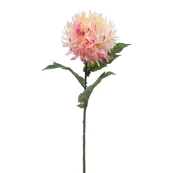 Fleur artificielle spider mum rose h57cm