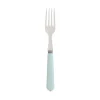 Fourchette en inox vert d'eau - lucie