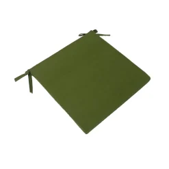 Galette de chaise extérieure en coton vert 40x40cm - Colors