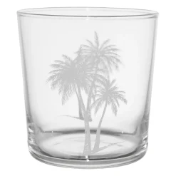Gobelet palmier en verre blanc 36cl - Bodega