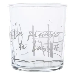 Gobelet pinasse bassin bodega blanc 35.5cl en verre