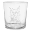 Gobelet voilier en verre blanc 36cl - Bodega