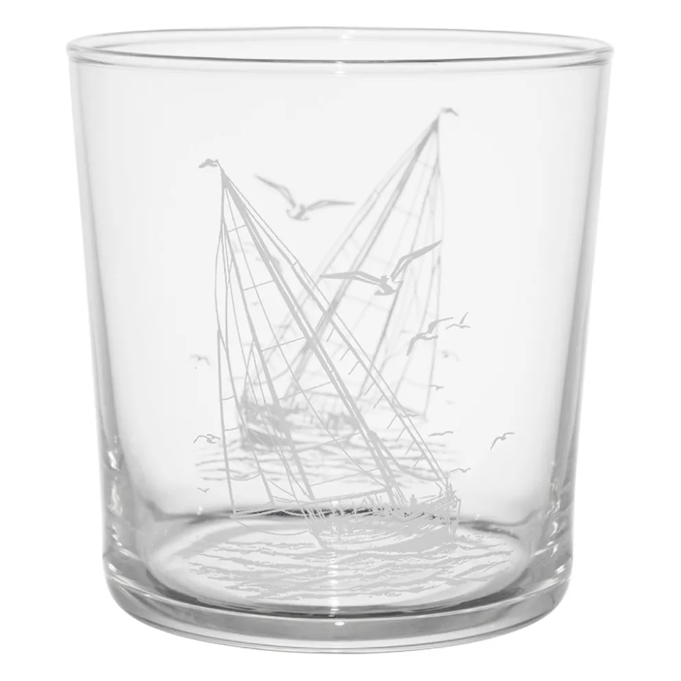 Gobelet voilier en verre blanc 36cl - Bodega