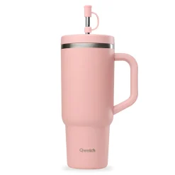 Gourde isotherme Travel Cup en inox rose pastel 900ml