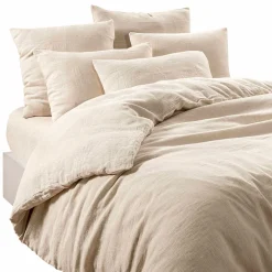 Housse de couette en lin et coton naturel 260x240cm - Limy