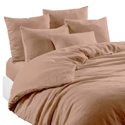 Housse de couette en lin et coton cimarron 260x240cm - Limy