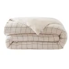 Housse de couette réversible en coton naturel 240x220cm - Gaia match