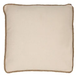 Housse de coussin en coton naturel 45x45cm - Somptua