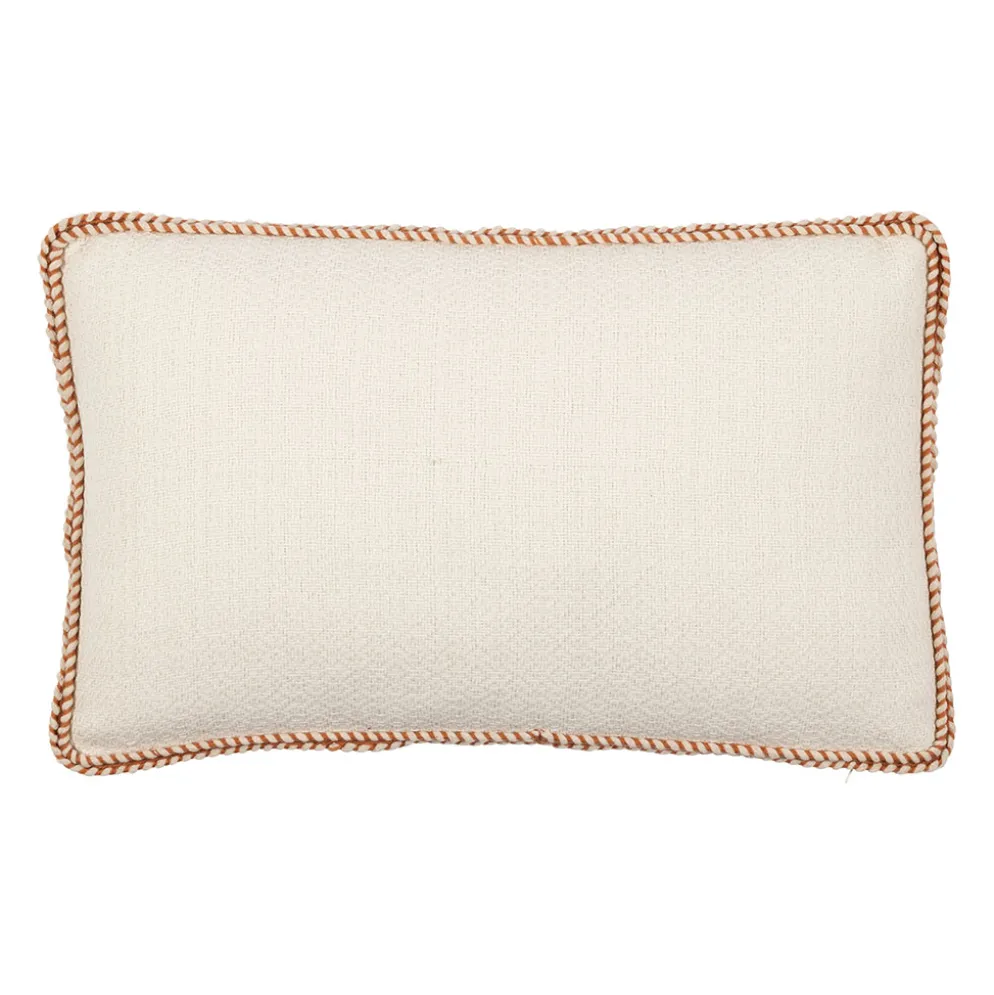 Housse de coussin en coton écru 50x30cm - Seguia
