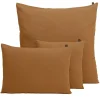 Housse de coussin en lin et coton tabac 40x60cm - Figari