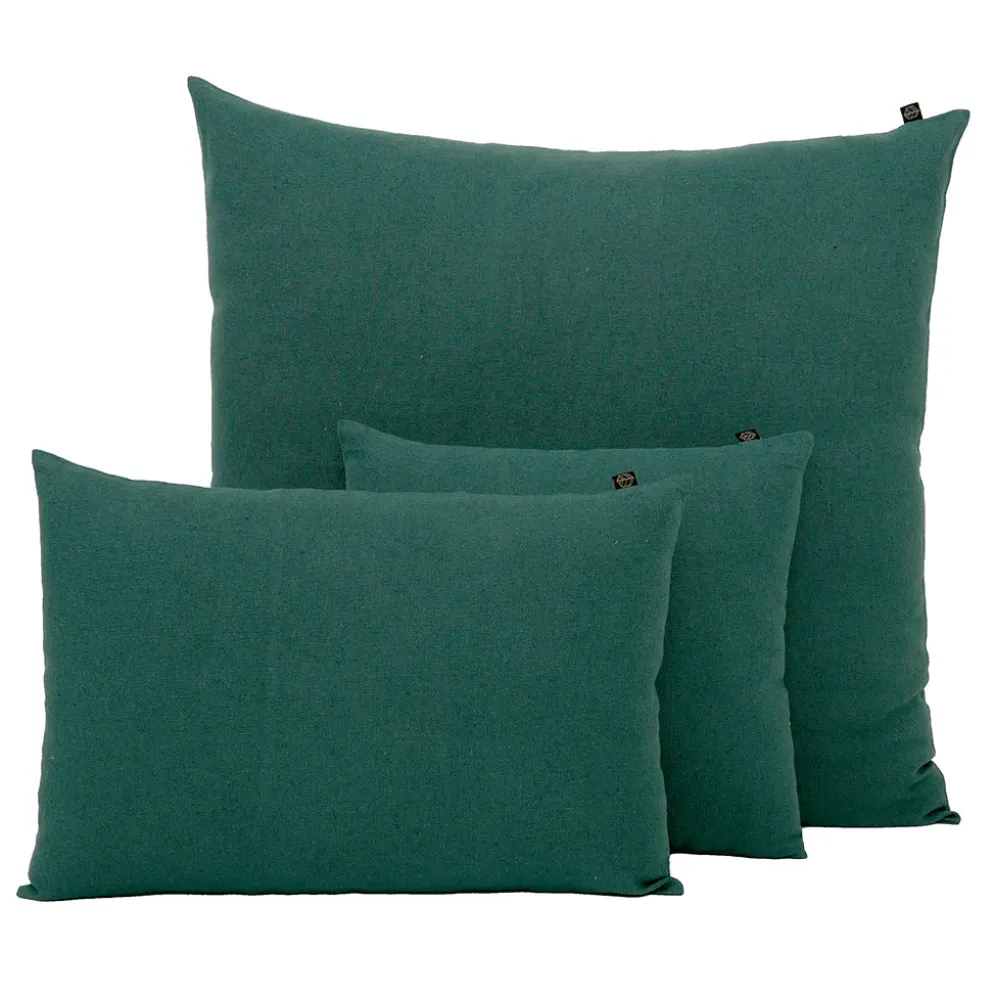 Housse de coussin en lin et coton pigeon 40x60cm - Figari