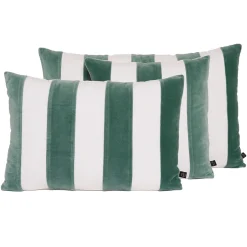 Housse de coussin en lin et coton céladon 45x45cm - Perth