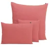 Housse de coussin en lin et coton bois de rose 80x80cm - Figari