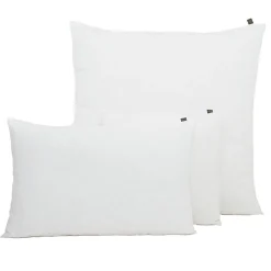 Housse de coussin en lin et coton blanc 45x45cm - Figari
