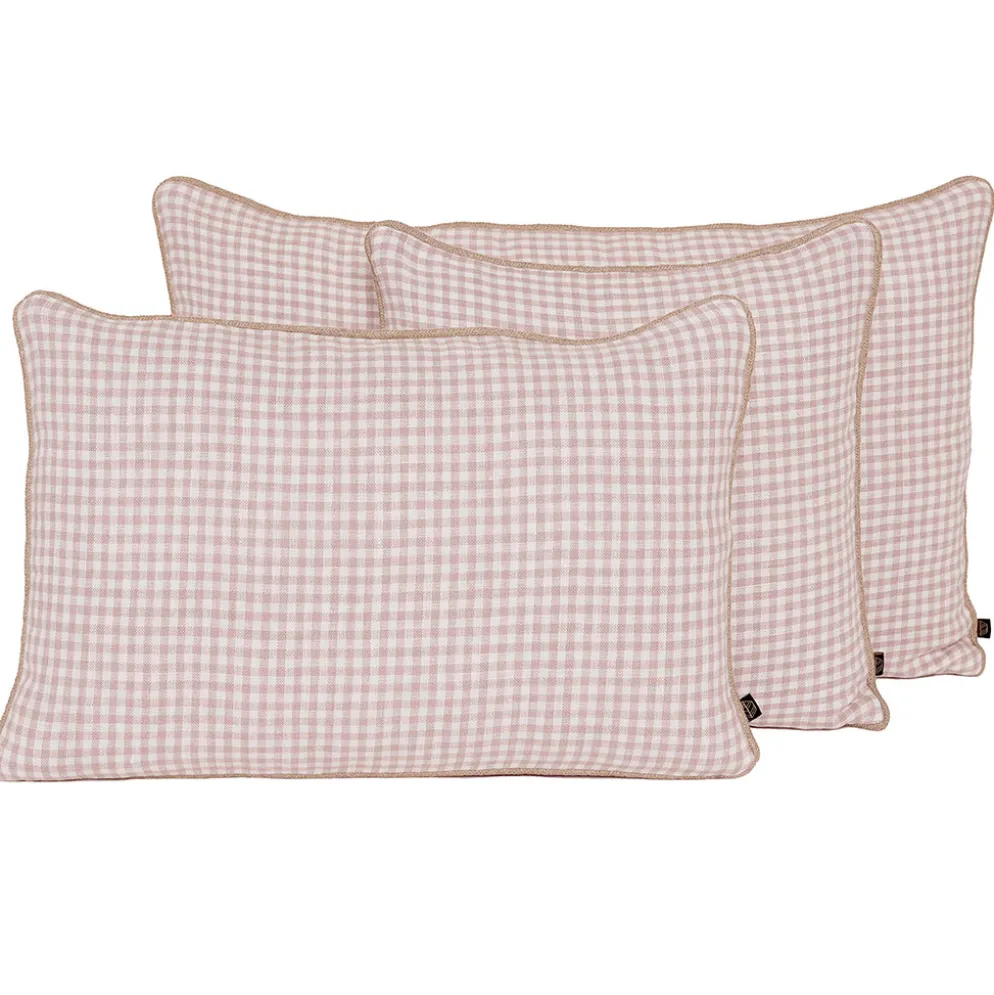 Housse de coussin en lin pétale 40x60cm - Piana