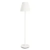 Lampadaire solaire LED en acier blanc h180cm