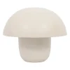 Lampe champignon en fer beige h35cm E27 - Champart