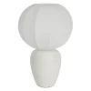 Lampe en porcelaine blanc h33cm E27 - Klosen