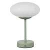 Lampe LED tactile rechargeable en fer kaki h26cm - Lumi