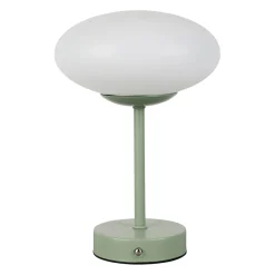 Lampe LED tactile rechargeable en fer kaki h26cm - Lumi