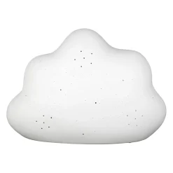 Lampe nuage en porcelaine blanc h17cm - Beezz