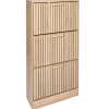 Meuble à chaussures 3 portes H113cm - Kara