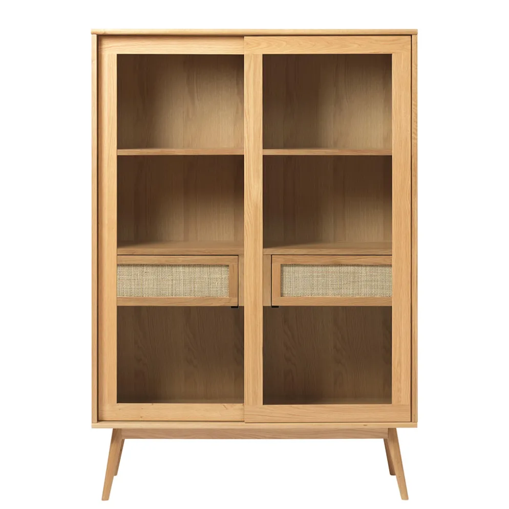 Meuble haut en placage chêne naturel h160cm - barrali